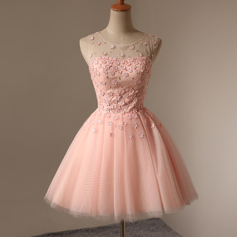 Hanyige2016 Pink One Shoulder Bridesmaid Dress Homecoming Dress Lace Evening Dress Tutu Prom Dresses on Luulla Hanyige2016 Pink One Shoulder Bridesmaid Dress Homecoming Dress Lace Evening Dress Tutu Prom Dresses on Luulla